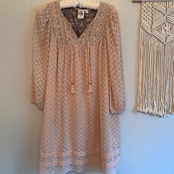 Anthropologie boho blush dress size small - Picture 2 of 10